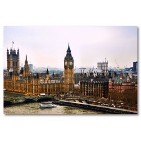 Αφίσα (Buckingham Palace, Λονδίνο, big ben, αξιοθέατα, αρχιτεκτονική)